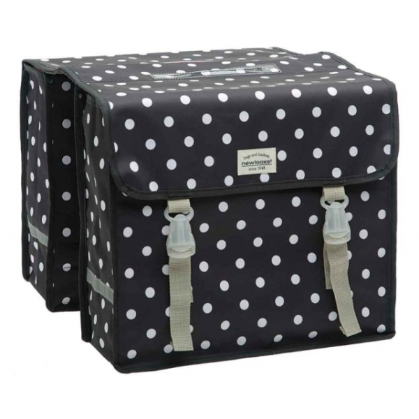 New Looxs dubbele tas 230 Fiori Polka zw