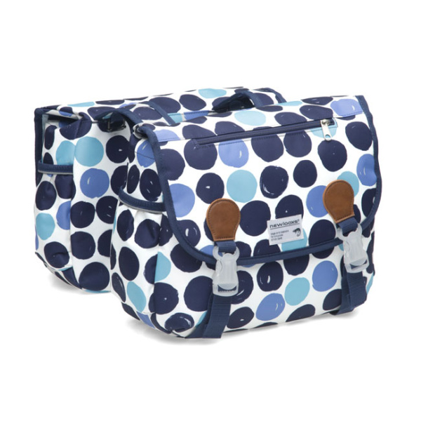 New Looxs dubele tas Joli Midi Dots blauw Dots Blue